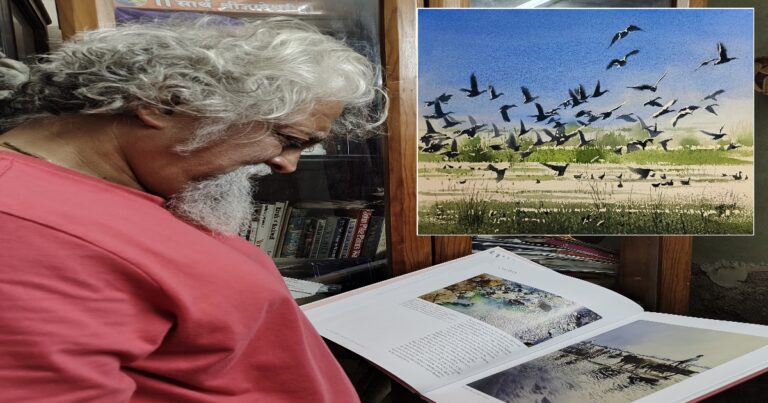 vikas patnekar's paintings included in french book