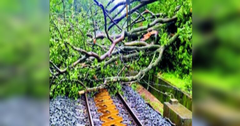accident averted due to alertness of railway employee
