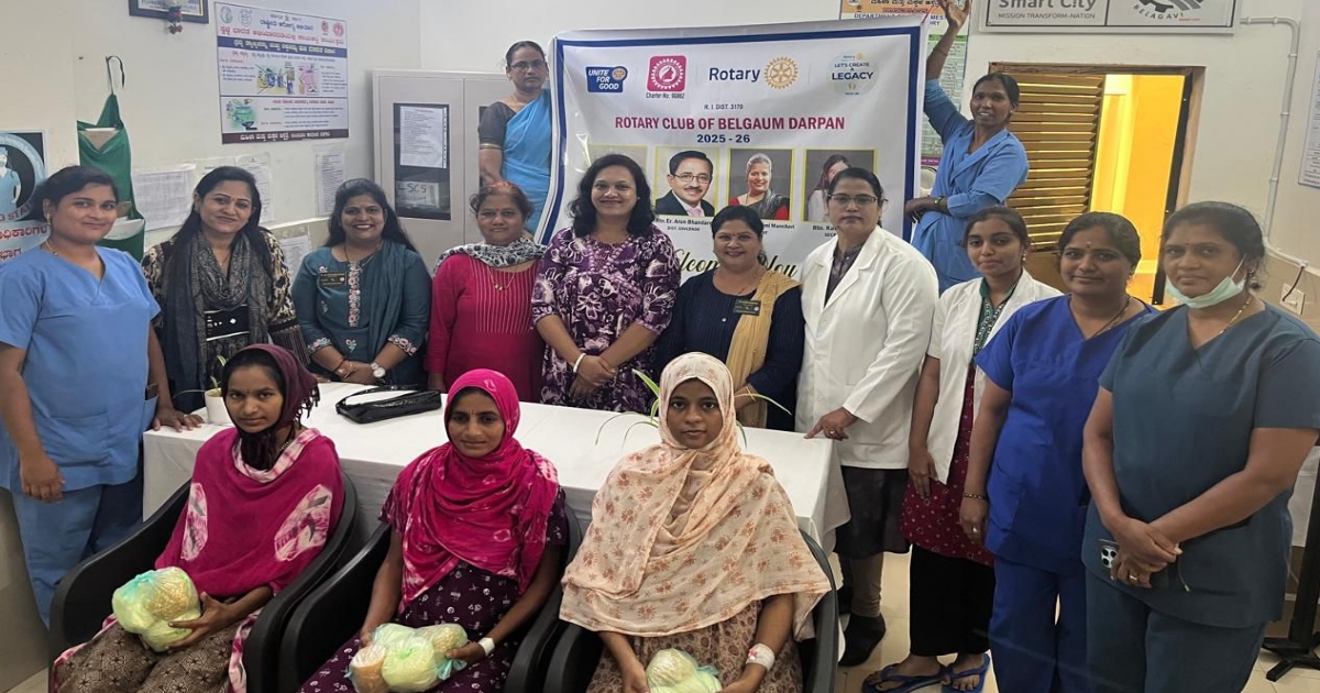 rotary darpantarfe poshan aaharache vatap