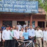 bijgarani highschoolmadhil vidhyarthana cyclelinche vatap