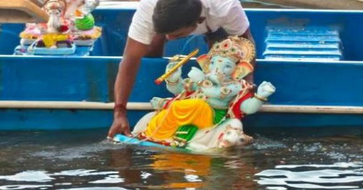 deedh divasanchya ganpati bappana nirop