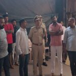 police commissioner bhushan borse visits belgaumcha raja ganeshotsav mandal