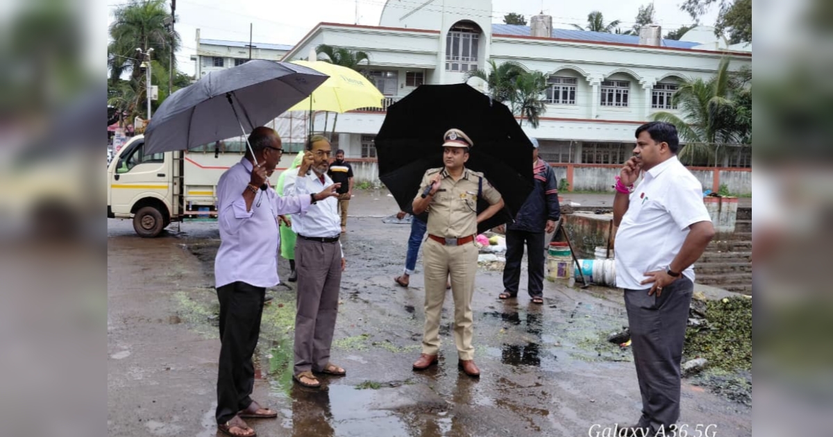 police commissioner's inspection visit to avoid delay in ganesh immersion