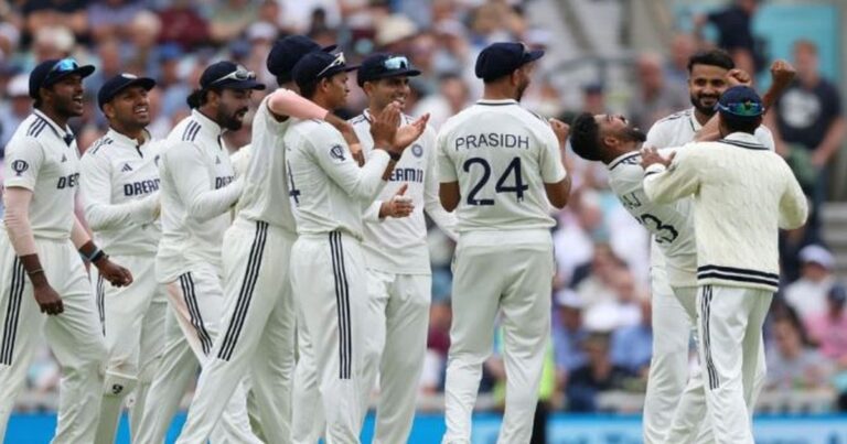 team india scripts history won oval test
