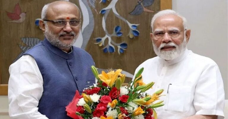 c.p. radhakrishnan is the new vice president of the country