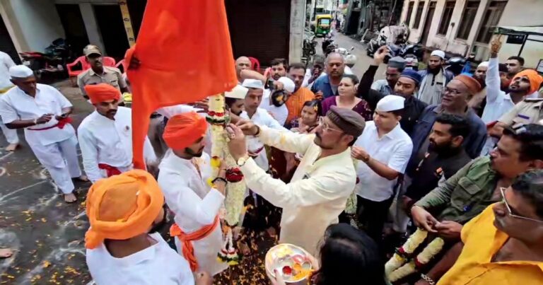 durga mata daud welcomed by muslim brothers in the cantonment area