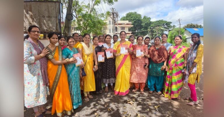 durga mata mahila mandalanmadhye jaatnihay janagananebabat janajagruti
