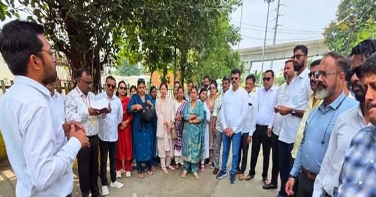belgaum municipal corporation delegation's study tour to indore