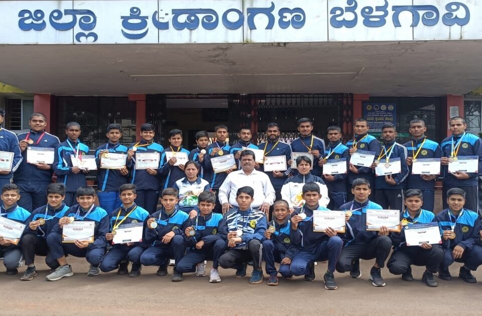 belgaum sports hostel judo players success state level