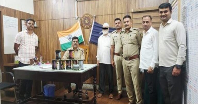 belgavat dhokadayak manja vikrivar policeanchi karwai