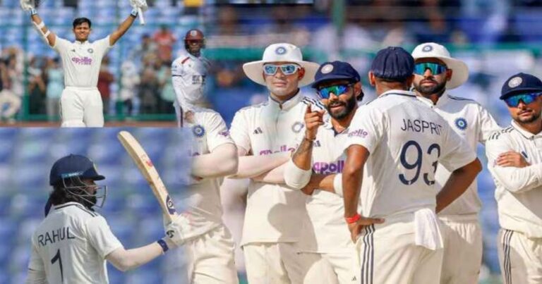 bharatacha westindiesla whitewash delhi kasotit dandanit vijay