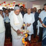 chief minister siddaramaiah inaugurated the smart bus stand in belgaum