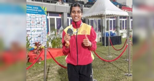 राष्ट्रीय ॲथलेटिक्स स्पर्धेत अनगोळच्या वैभवी बुद्रुकचे नेत्रदीपक यश