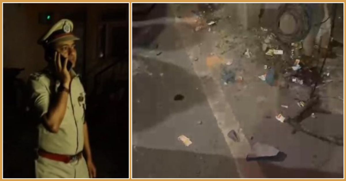 stone pelting during sandal procession in khadak galli area