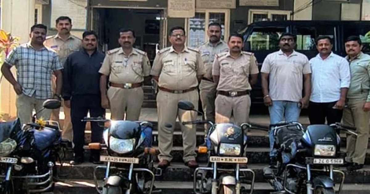 adamant thief arrested along with four stolen bikes