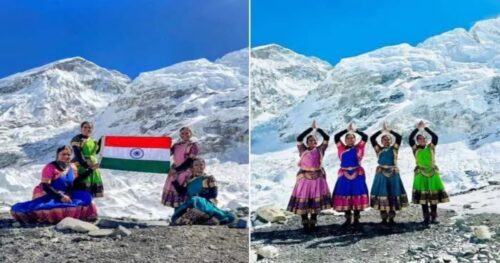 bharatanatyam at mount everest base camp