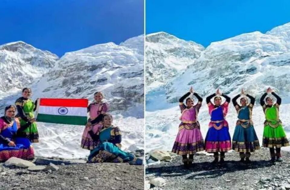 bharatanatyam at mount everest base camp