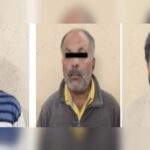 camp police raid gambling den ; five arrested