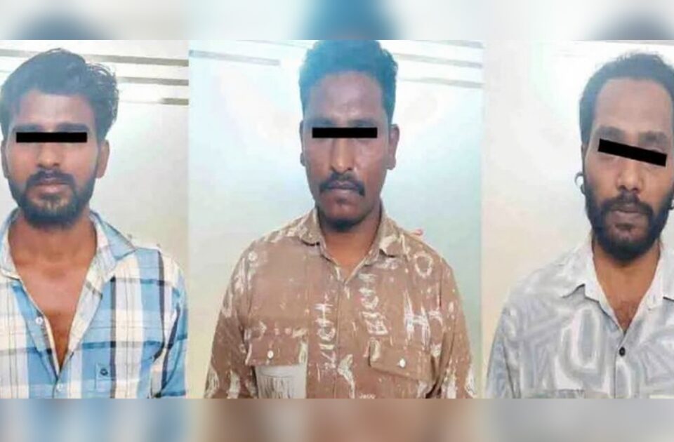 drug consumption case three arrested