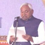 nitish kumar takes oath as the chief minister for the tenth time