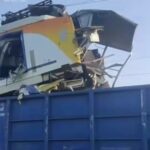 passenger train collides with freight train ten dead
