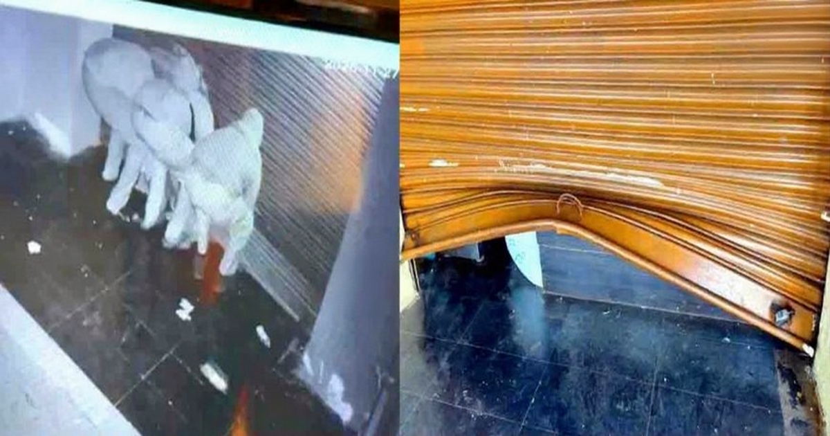 theft at the agricultural center in apmc market !