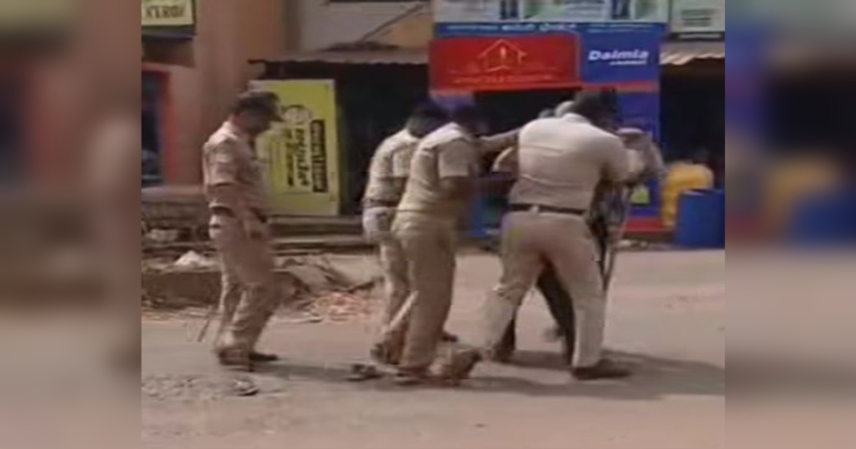 video of elderly ex-soldier being beaten by police goes viral