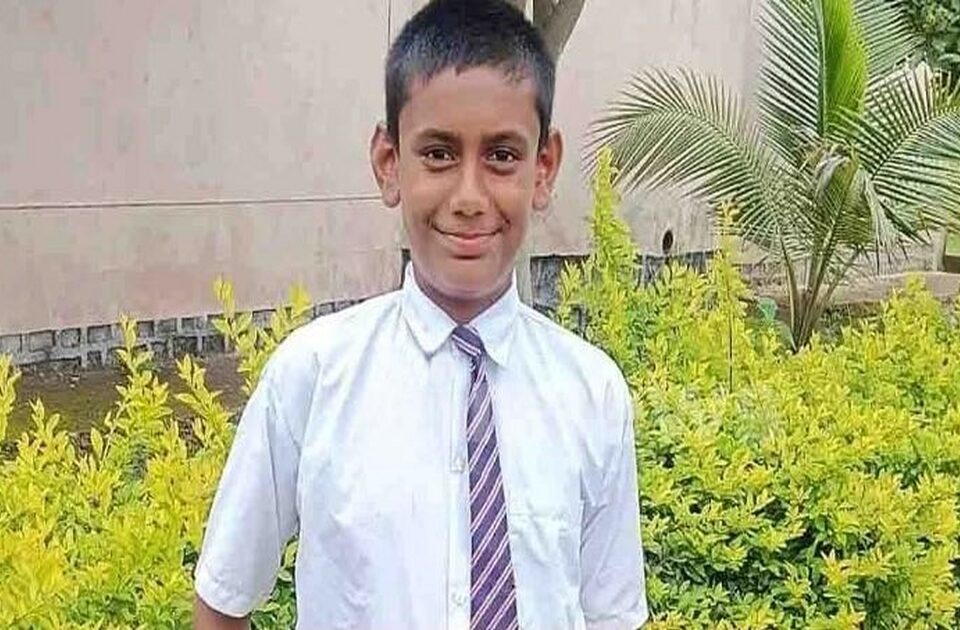 a student tragically died after coming into contact with a live electrical wire