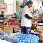 angol yethe shreeram sena hindusthanche bhavya raktadan shibir