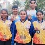 belgaum players delivered a strong performance in the state-level skating competition
