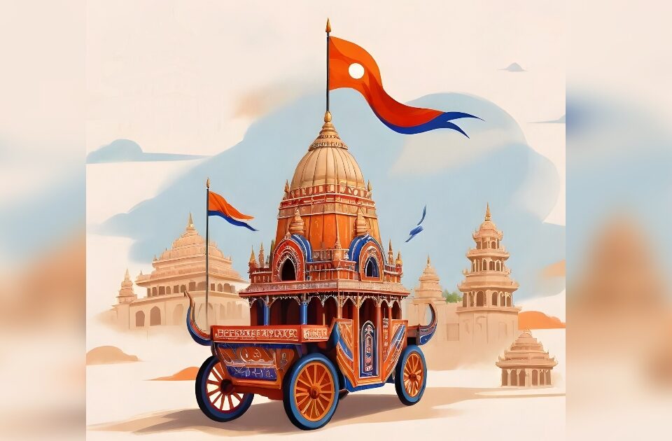 iskon's sri krishna rath yatra in belgaum on January 24