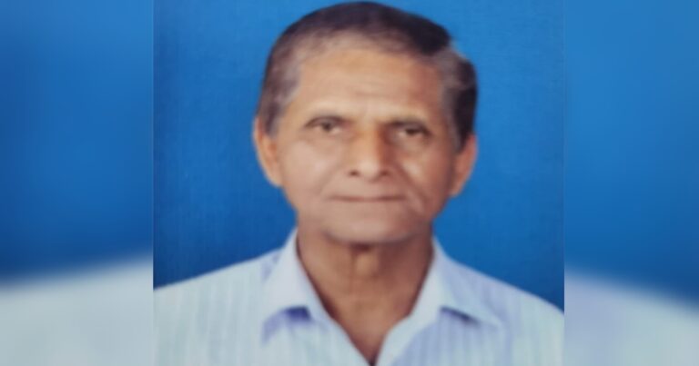 mr. pundalik narayan dhamnekar passed away