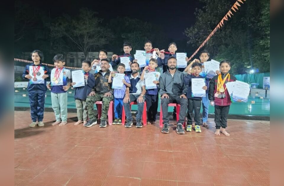 psa belgaum swimmers excellent performance hassan competition