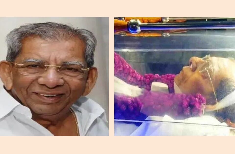 senior congress mla and former minister shamanur shivashankarappa has passed away