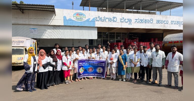 shivbasav jyoti homeopathic vidhyarthanchi nandini prakalpala shaikshanik bhet