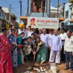 sulga (u.) yethe rasta bandhkamache bhumipoojan