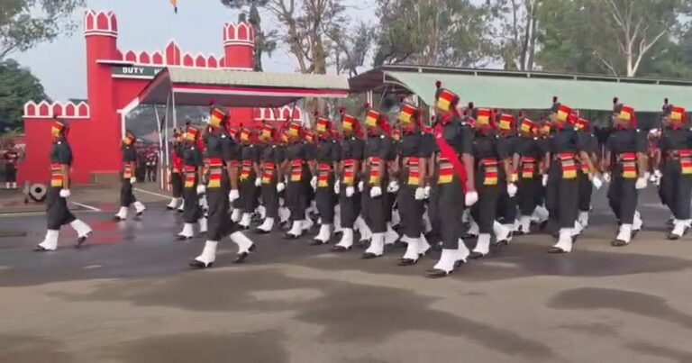 the convocation ceremony of the 6th batch of agniveers in belgaum maratha light infantry was held with enthusiasm