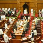 tributes paid to late dignitaries including actor dharmendra at the assembly session