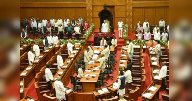 tributes paid to late dignitaries including actor dharmendra at the assembly session