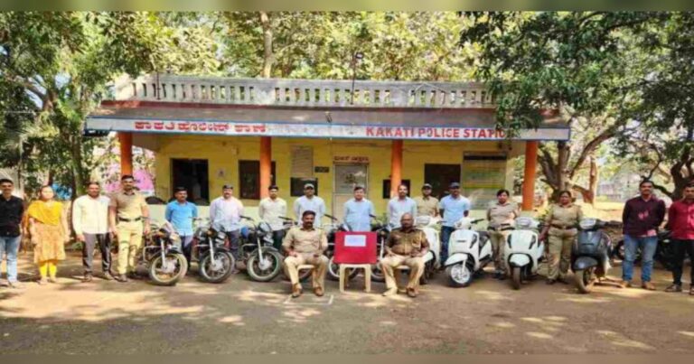 two-wheeler theft racket exposed; accused arrested