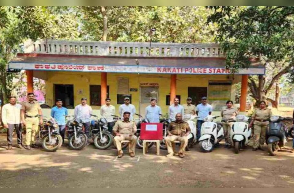 two-wheeler theft racket exposed; accused arrested