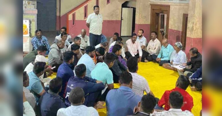 yellur vibhag samiteecha khasdar dhairyasheel mane yana pathimba