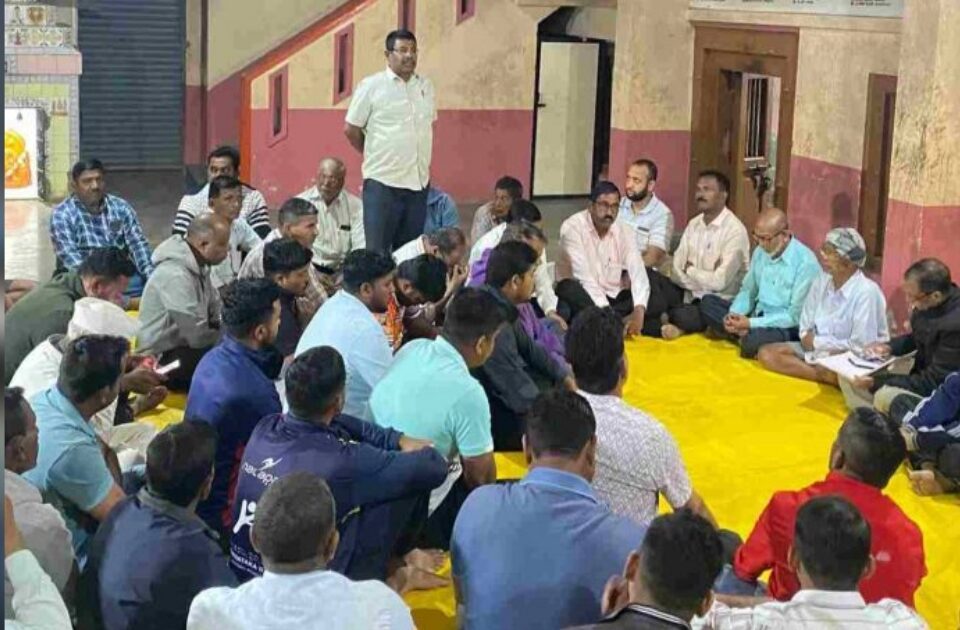 yellur vibhag samiteecha khasdar dhairyasheel mane yana pathimba