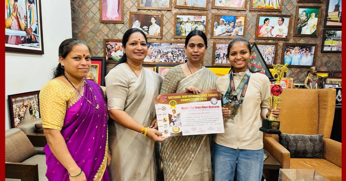 av karate academy srushti jadhavchi rashtriya staravar suvarna kamgiri