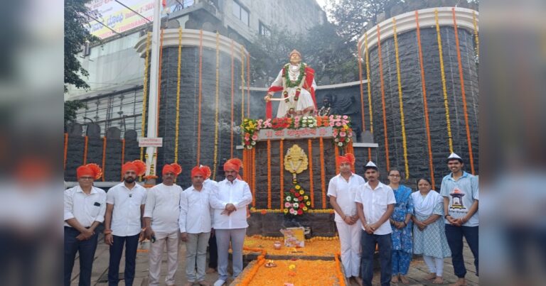 belagavat chhatrapati sambhaji maharaj rajyabhishek din thataamatat sajara