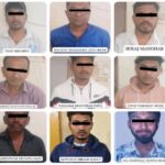 belgavat avaidha madya vikri ani jugar addyanvar polisanche chhape