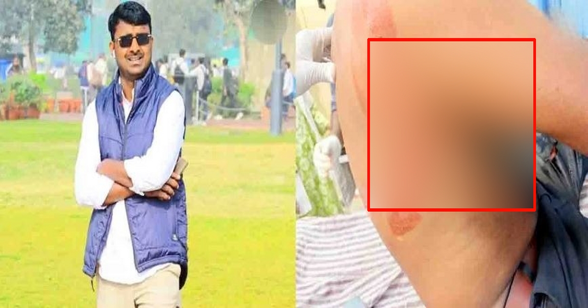 congress yuva nete mrunal hebbalkar yancha vahanchalakavar jivghena halla