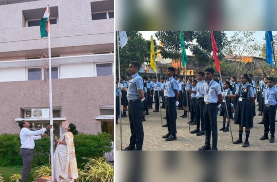 jyoti central schoolmadhe 77va prajasattak din utsahat sajra