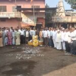 kangrali khurd yethe sanyukta maharashtra ladhyatil hutatmyanna abhivadan