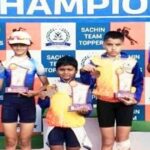 kolhapurchya speed skating spardhet belagavchya skaterschi damdar kamgiri